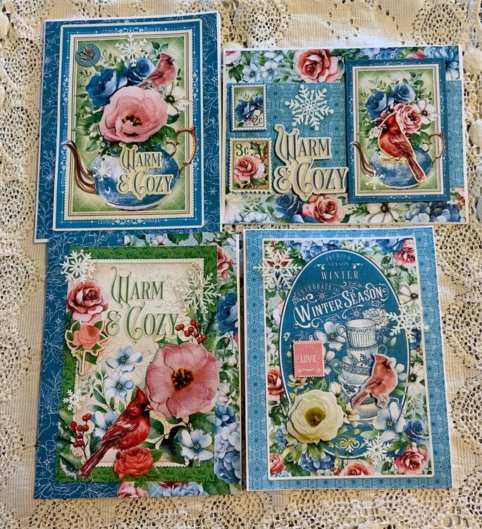 Graphic 45 SEASON TO CELEBRATE Calendar Ephemera Cards