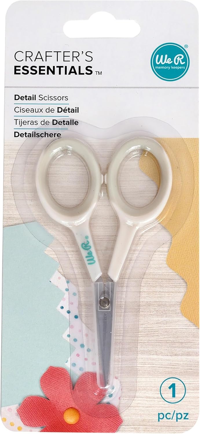 We R Makers WHITE DETAIL Scissors 1pc