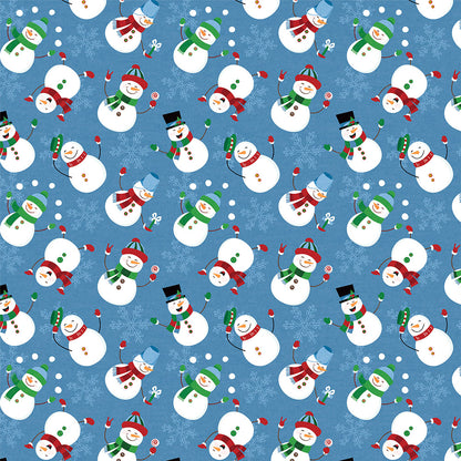 Photoplay Santa Please Stop Here FROSTY FUN 12X12 Scrapbook Paper