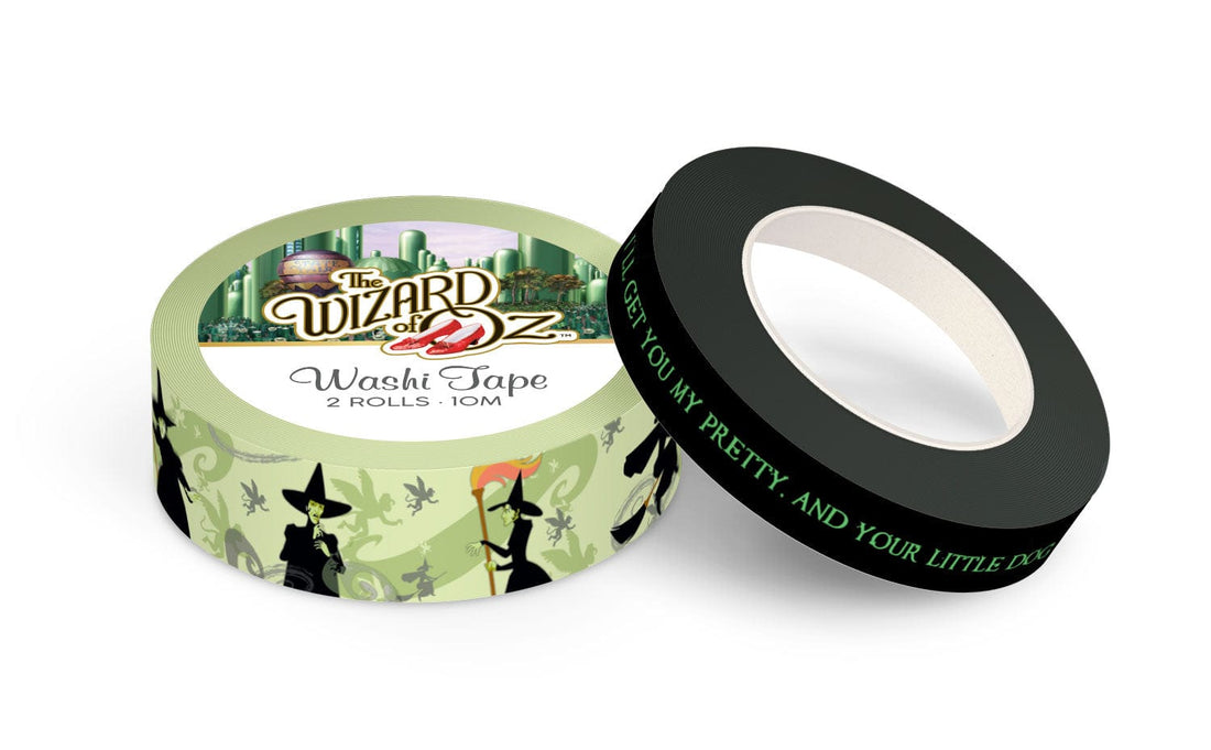 Paper House WIZARD OF OZ Wicked Witch Washi Tape 2 Rolls