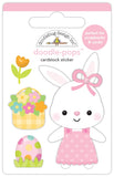 Doodlebug Bunny Hop Doodle-Pops HONEY BUNNY 3D Stickers