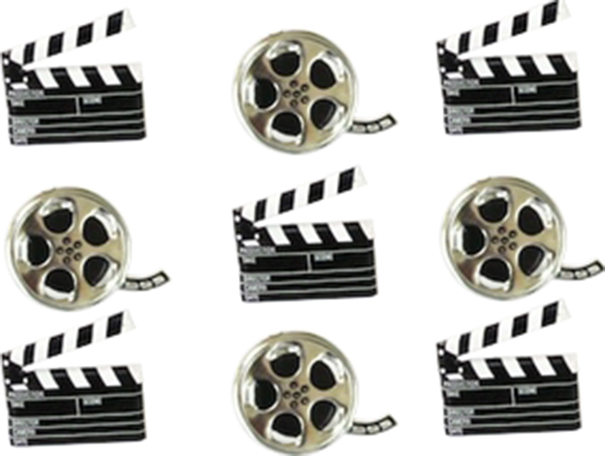 Eyelet Outlet MOVIE Brads 12pc Reel