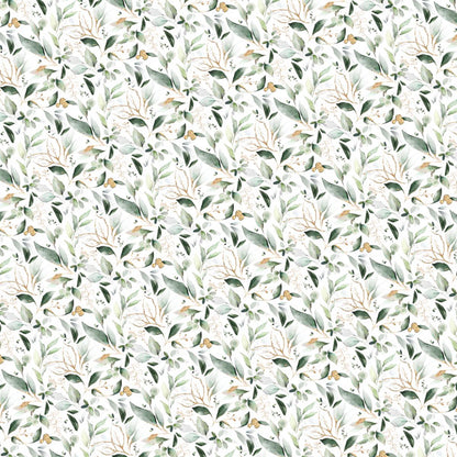 Scrapbook Customs EUCALYPTUS &amp; GOLD 12”X12” Paper Pack