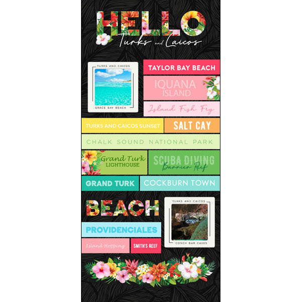 Scrapbooksrus TURKS AND CAICOS 12”X12” Scrapbook Kit