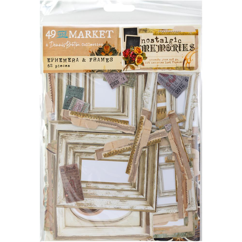 49 and Market NOSTALGIC MEMORIES Ephemera &amp; Frames 62pc