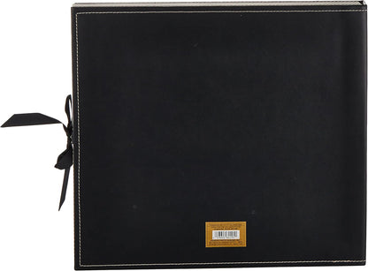 Pioneer Sewn SCRAPBOOK BOX BLACK 12&quot;X12&quot; Memory Scrapbook Album