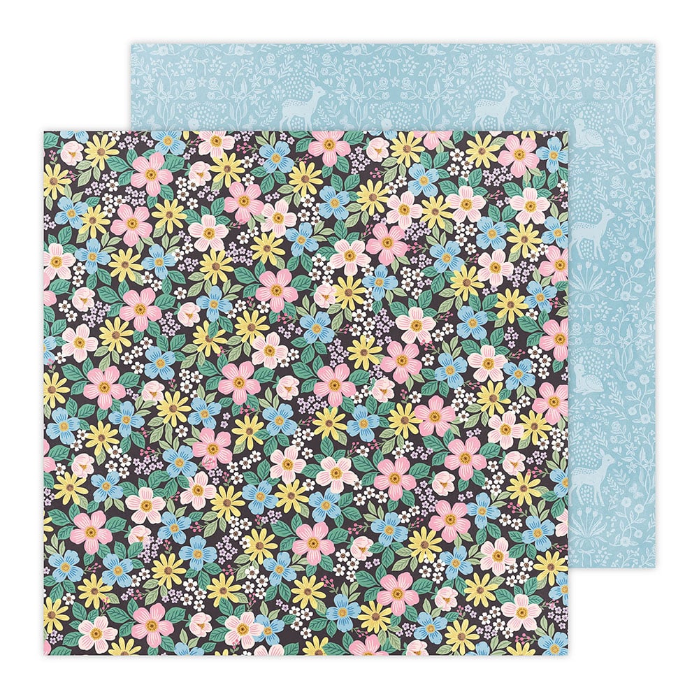 Bea Valint SMILES FOR MILES 12”X12” Scrapbook Paper