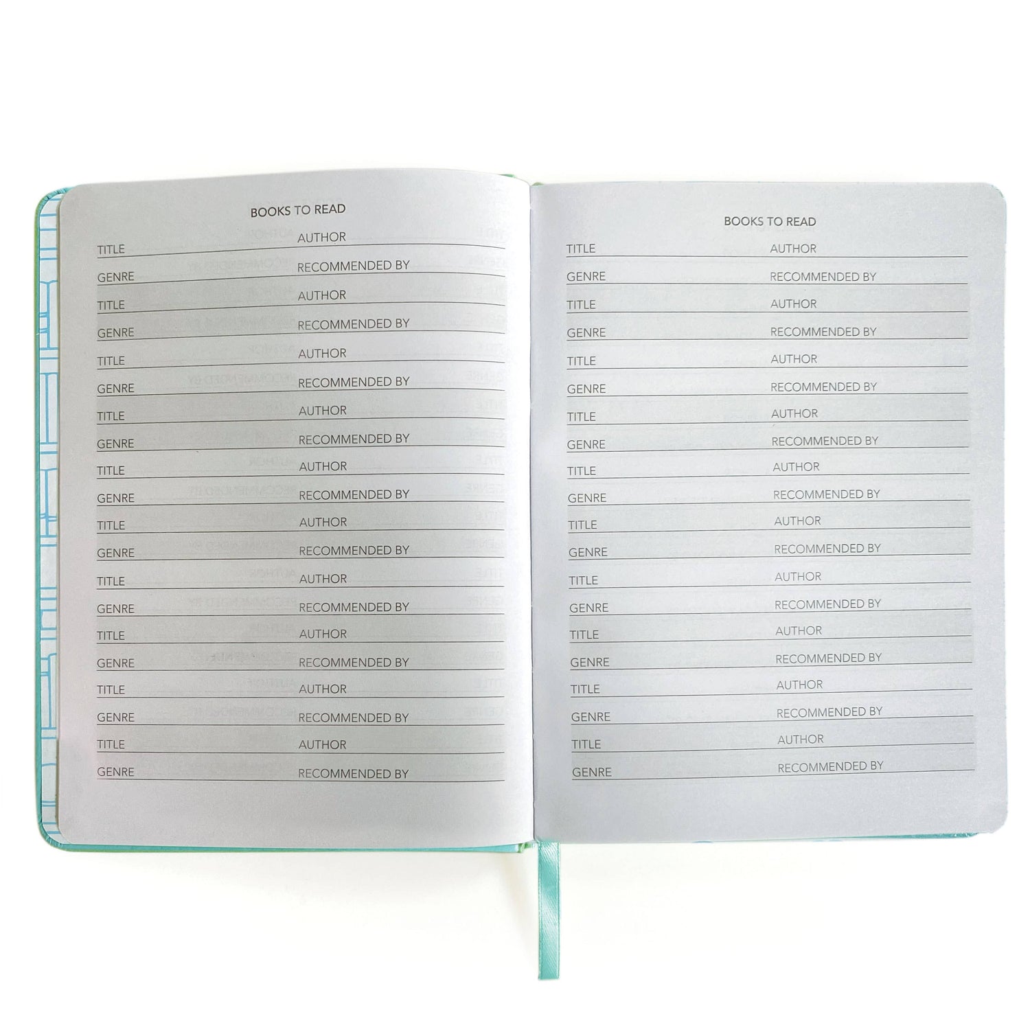 Paper House Literary Journal WELL READ BLUE Book Tracker