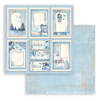 Stamperia BLUE LAND 12"X12" Scrapbook Paper Pack