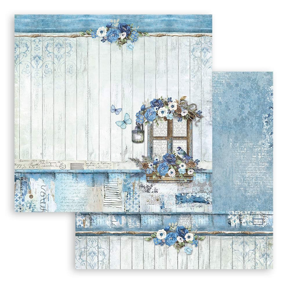 Stamperia BLUE LAND 12"X12" Scrapbook Paper Pack