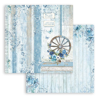 Stamperia BLUE LAND 12"X12" Scrapbook Paper Pack