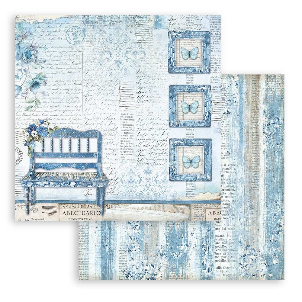 Stamperia BLUE LAND 12"X12" Scrapbook Paper Pack