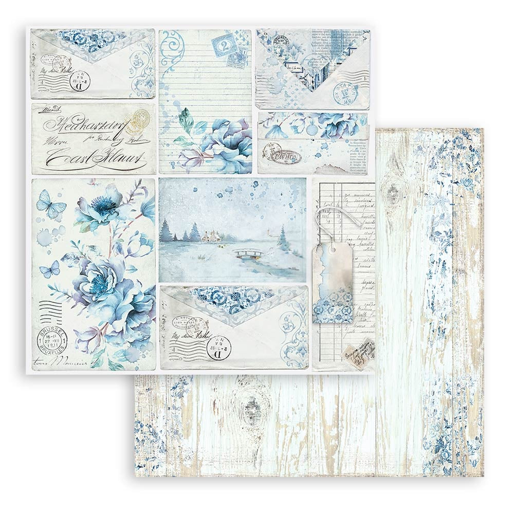 Stamperia BLUE LAND 12"X12" Scrapbook Paper Pack