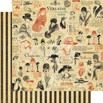 Graphic 45 COUTURE DELUXE COLLECTOR’S EDITION 12”X12” Scrapbook Set