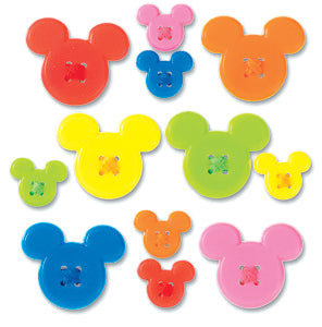 Disney Ek Success MICKEY ICON Buttons Stickers 12pc