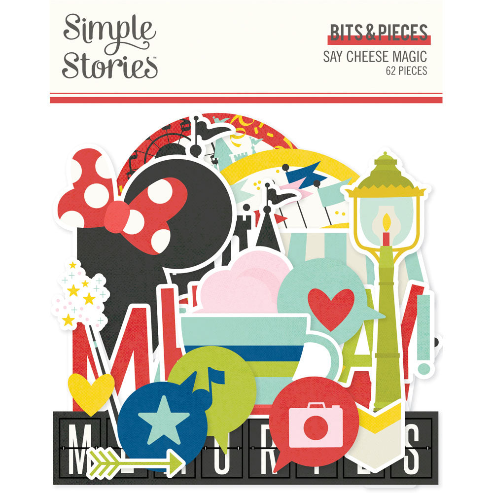 Simple Stories SAY CHEESE MAGIC Bits &amp; Pieces 62pc