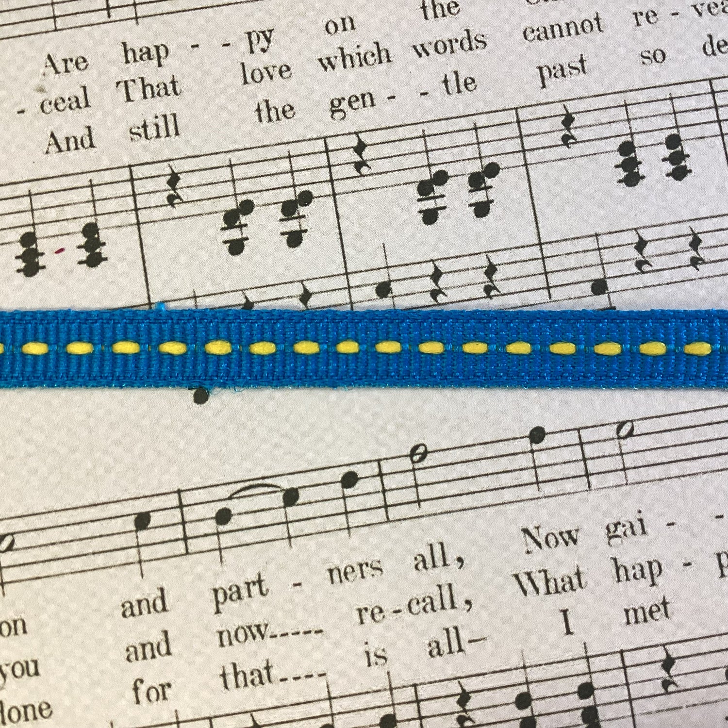 Creative Impressions 1/4&quot; STITCH RIBBON Grosgrain 1 yard yd