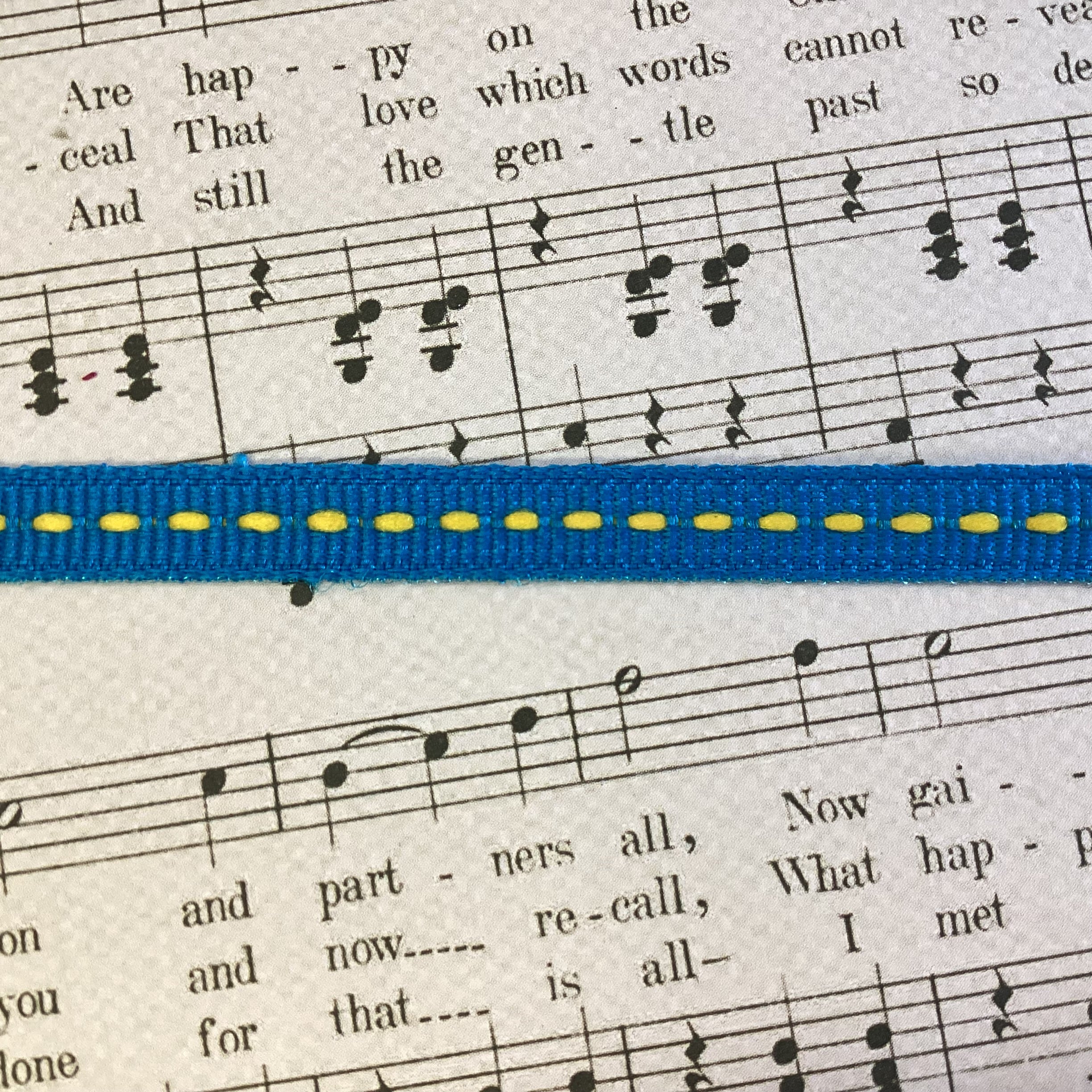 Creative Impressions 1/4&quot; STITCH RIBBON Grosgrain 1 yard yd