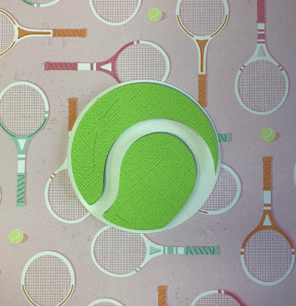 TENNIS BALL Die Cut Embellishment