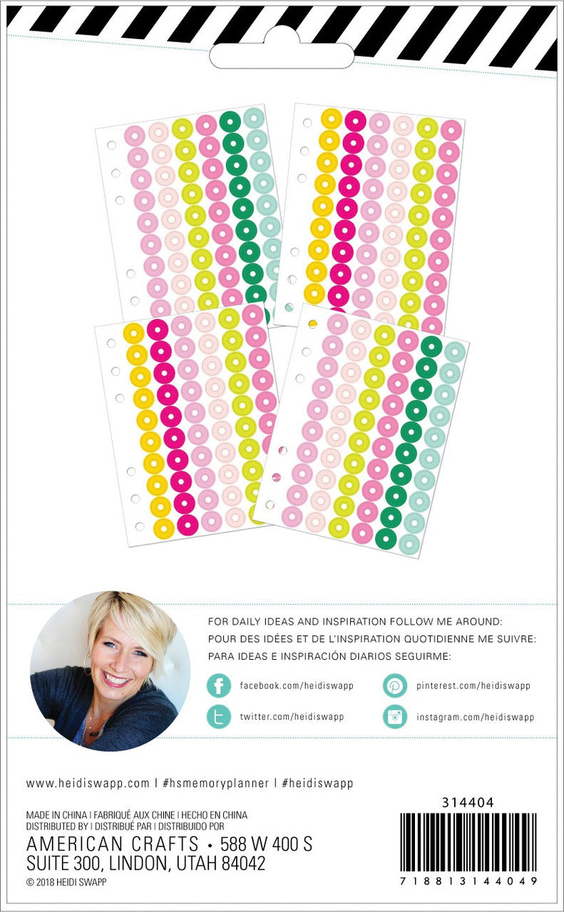 Heidi Swapp MEMORY PLANNER Reinforcement Stickers 240pc