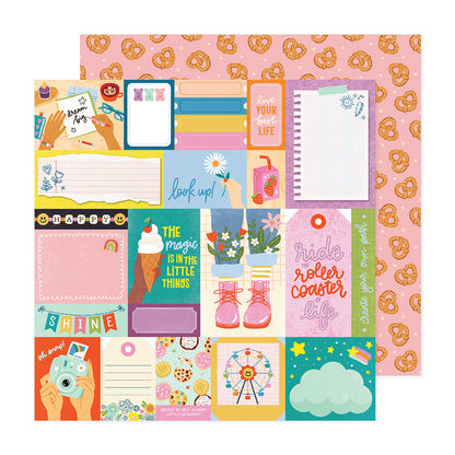 We R Makers Shimelle LIVE THE DREAM 12&quot;X12&quot; Scrapbook Paper