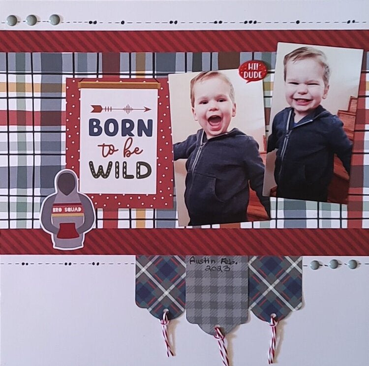Echo Park DREAM BIG LITTLE BOY 12”X12&quot; Scrapbook Paper