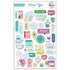 Pinkfresh Studio Keeping it Real PUFFY STICKERS 33pc