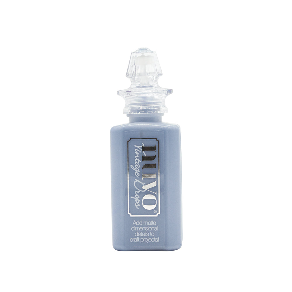 Nuvo Vintage Drops BONNIE BLUE Matte Enamel Dots 1oz