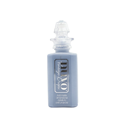 Nuvo Vintage Drops BONNIE BLUE Matte Enamel Dots 1oz