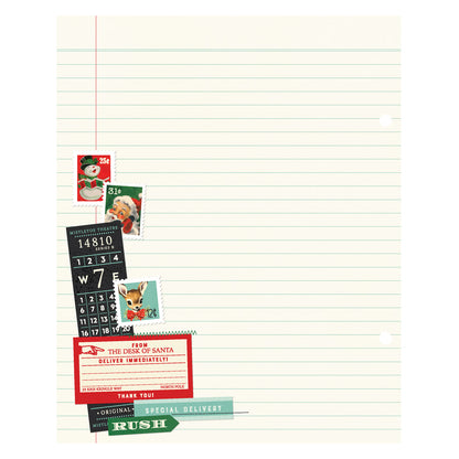 Simple Stories Simple Vintage HOLLY JOLLY Sn@p! BINDER 6"X8" Snap Album