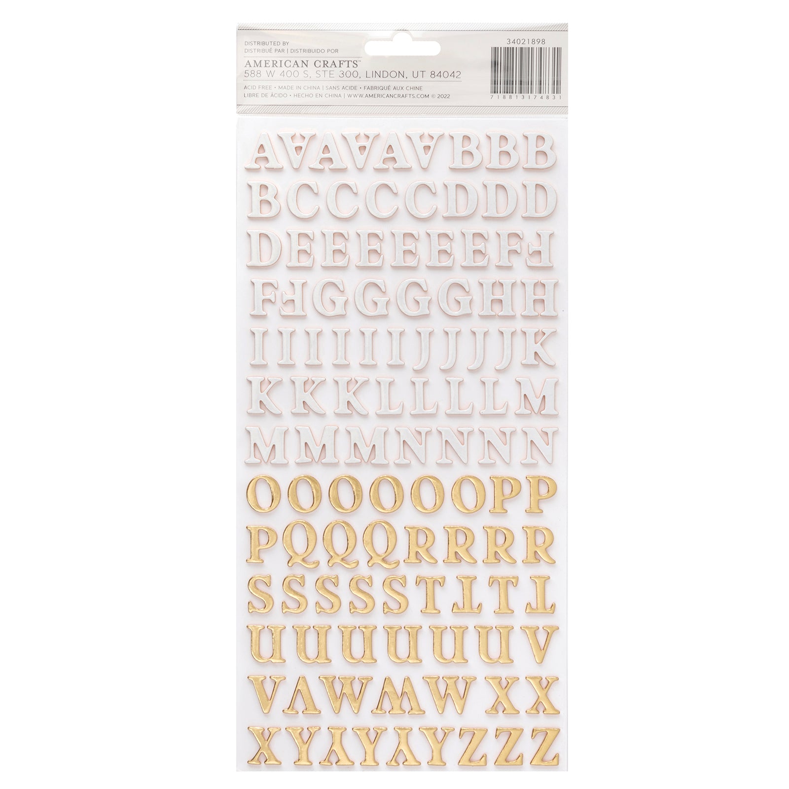 American Crafts Maggie Holmes Woodland Grove Stickers 216pc