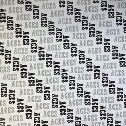 Initial Scramble ACES BLACK GRAY 12X12 Scrapbook Paper