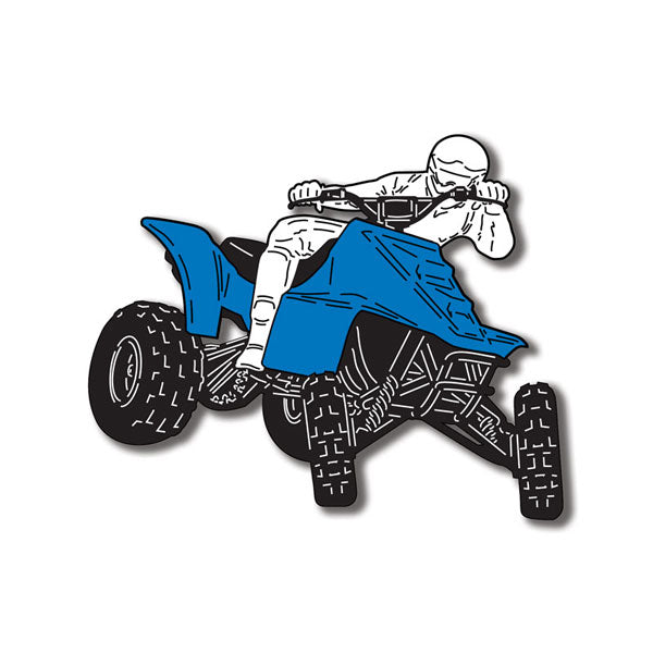 Scrapbook Customs FOUR WHEELER RIDER Layered Laser Diecut