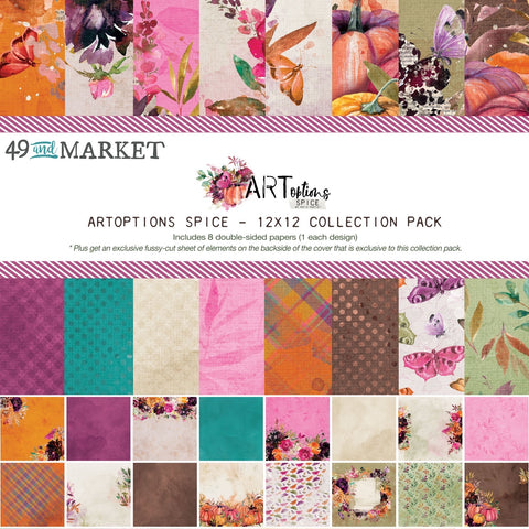 49 and Market ARTOPTIONS SPICE 12x12 Collection Paper Pack @Scrapbooksrus