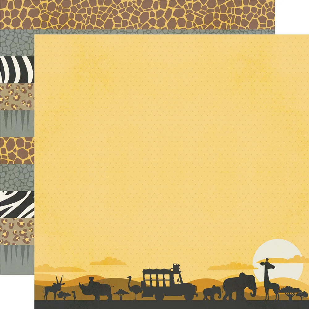 Simple Stories Say Cheese WILD KINGDOM 12”X12” Scrapbook Paper