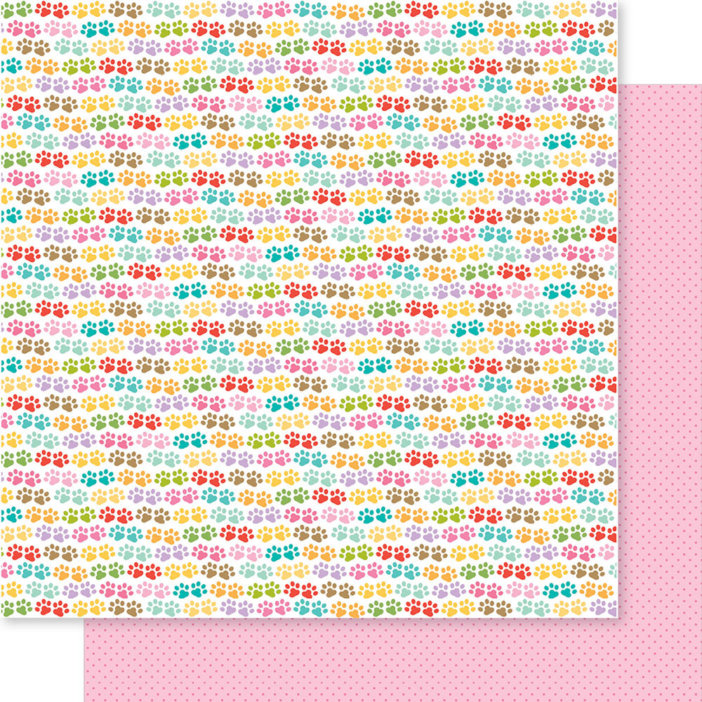Bella Blvd BOW WOW 12&quot;X12&quot; Scrapbook Paper