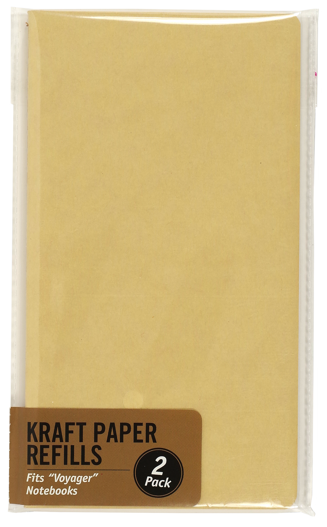 Peter Pauper VOYAGER REFILL KRAFT Journal Notebook Blank Paper