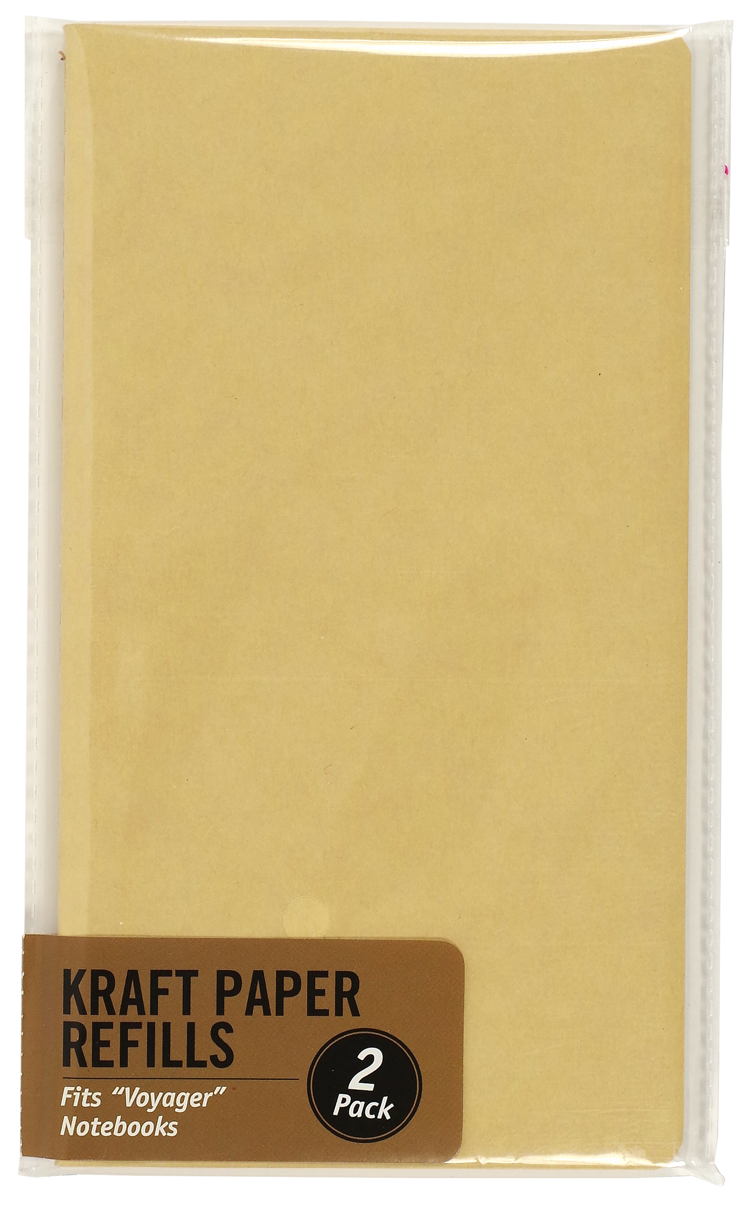 Peter Pauper VOYAGER REFILL KRAFT Journal Notebook Blank Paper