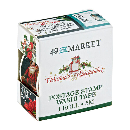 49 and Market CHRISTMAS SPECTACULAR 2023 Postage Stamp Washi Tape