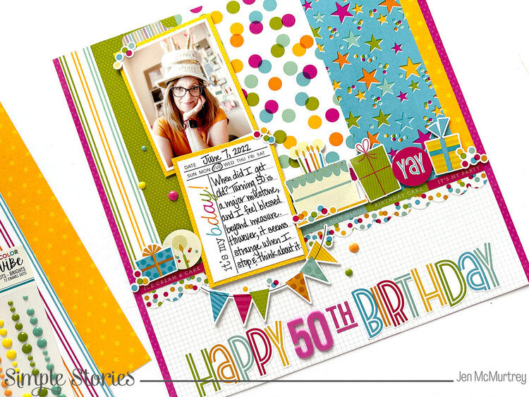 Simple Stories ColorVibe BRIGHTS Alpha Sticker Book