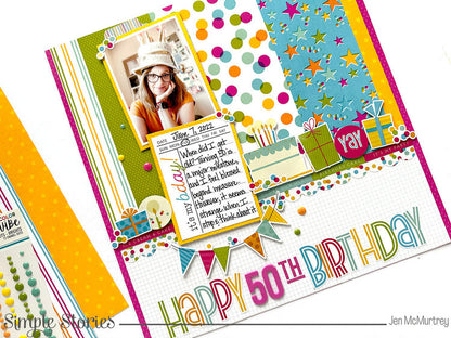 Simple Stories ColorVibe BRIGHTS Alpha Sticker Book