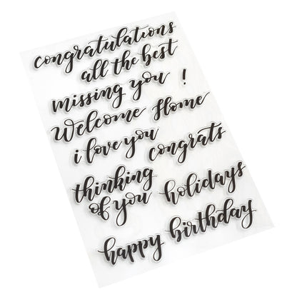 Kelly Creates TRACEABLE SENTIMENTS Stamps 12pc