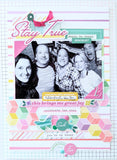Pinkfresh Studio Delightful FULL COLOR 12x12 Scrapbook Paper