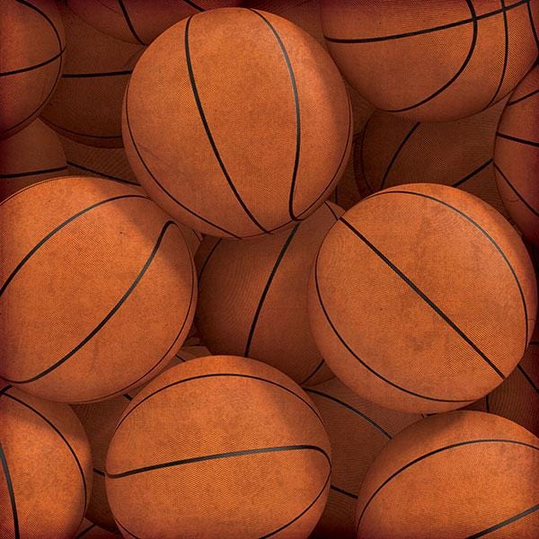 Paper House ALL STAR BASKETBALL 12"X12" Scrapbook Paper