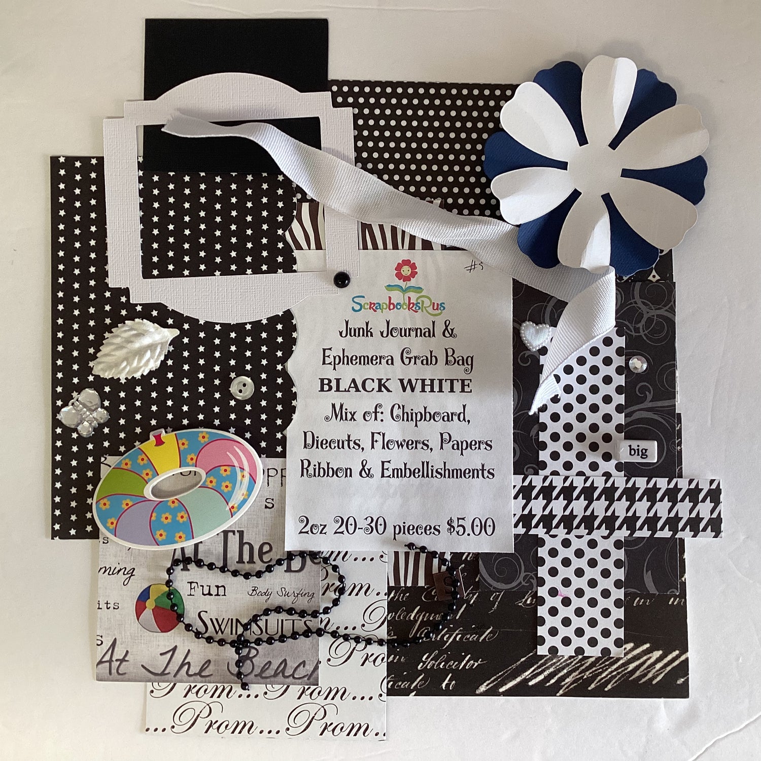 Junk Journal &amp; Ephemera Grab Bag Themed