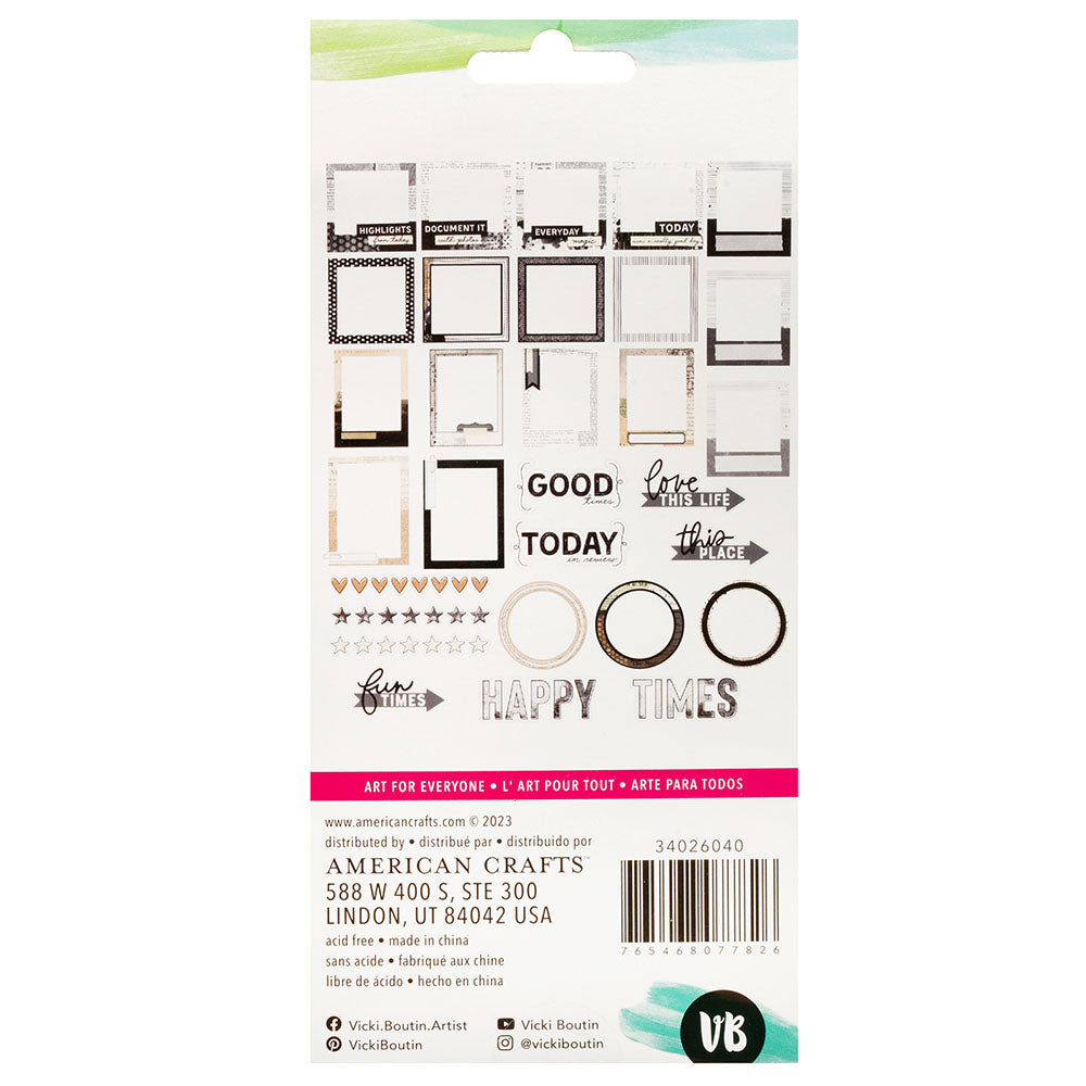 Vicki Boutin BOLD + BRIGHT Die-Cut Frames 30pc
