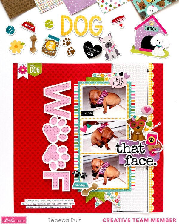 Bella Blvd Bow Wow BEST DOG Bella-Pops