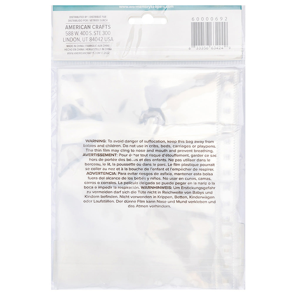 We R Makers 5”X7” PAGE PROTECTORS Cinch 10pc