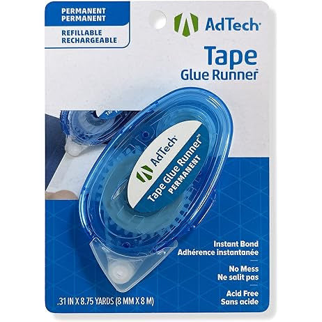 AdTech TAPE RUNNER Permanent Double Sided Adhesive 8.75yards