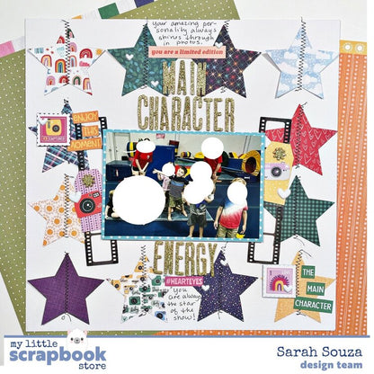 Shimelle Main Character Energy ZOOM IN 12"X12" Scrapbook Paper